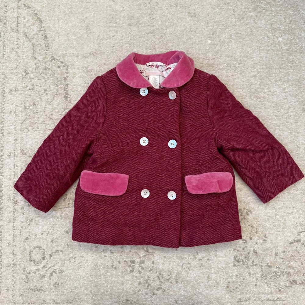 Vintage Janie and Jack Wool Blend Coat